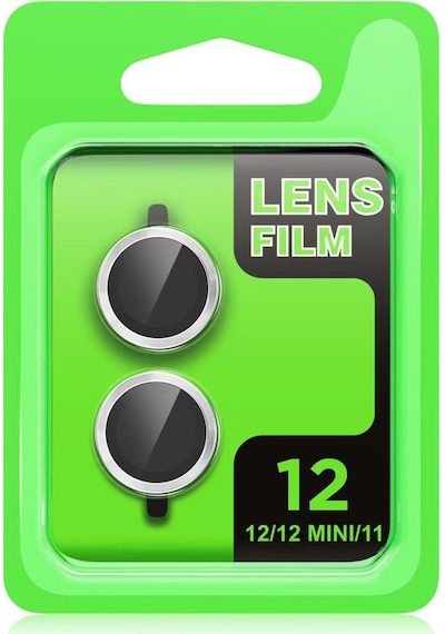Apple iPhone Uyumlu, 11 Raze Metal Kamera Lens - Siyah