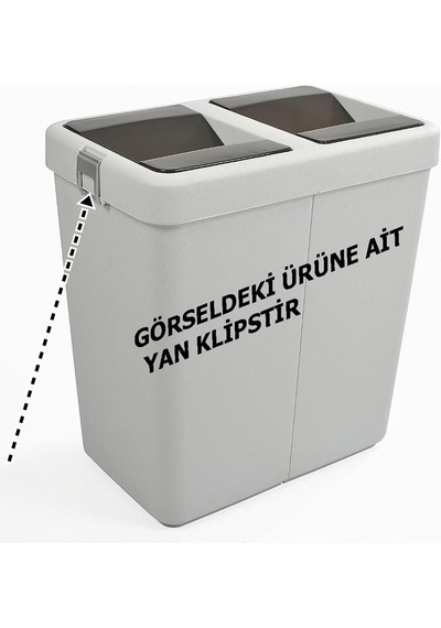 Motek Çamaşır Sepeti Çöp Kovası Yedek Yan Klips 40-80 Litre Uyuml Diğer