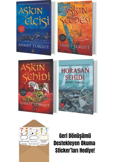Ahmet Turgut Aşkın Elçisi Aşkın Secdesi Aşkın Şehidi Horosan Şehidi + Okuma Sticker'ları