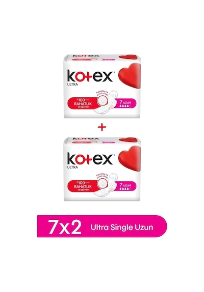Kotex Ultra Hijyenik Ped Uzun 2 x 7'li