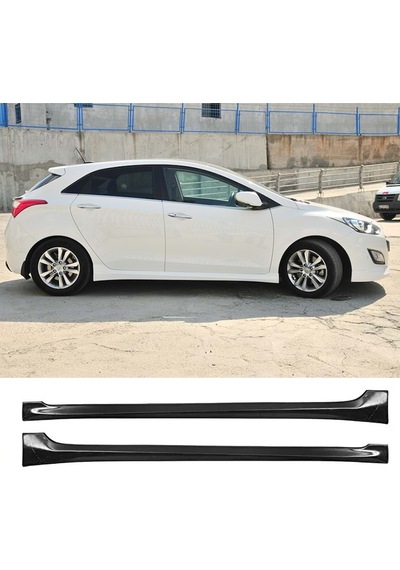 Hyundai İ30 Servis Yan Marşpiyel Seti Mat Siyah Plastik 2 Adet 2012 2013 2014 2015 2016 2017