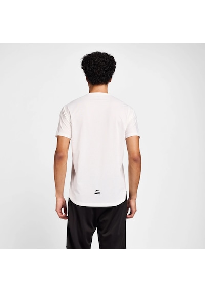 Lescon Erkek Koşu Kısa Kol T-shirt 25b-1012 25btek001012 Beyaz