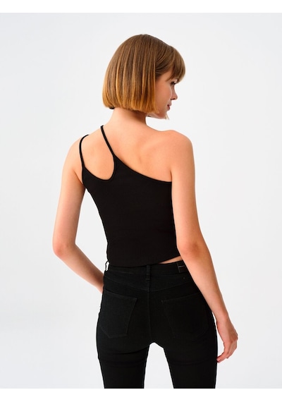 LOFT Crop Kadın Atlet Lf2031905 Q1.v1 Siyah