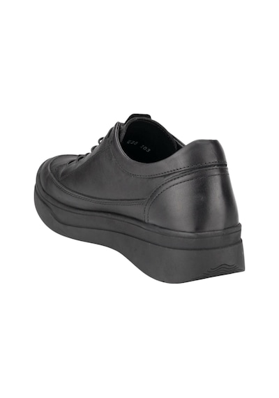 Forelli 14502-g Alegre Siyah Kadın Comfort Deri Ayakkabı 7622