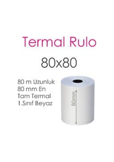 Elitrulo Termal Pos Rulo 80mm x 80mt - 10 Adet