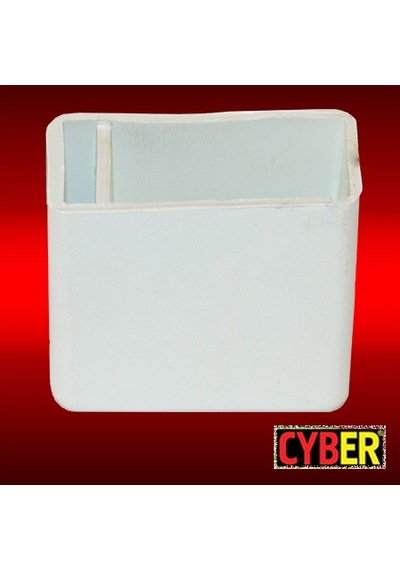 20X40 Plastik Dış Izgaralı Tapa Beyaz