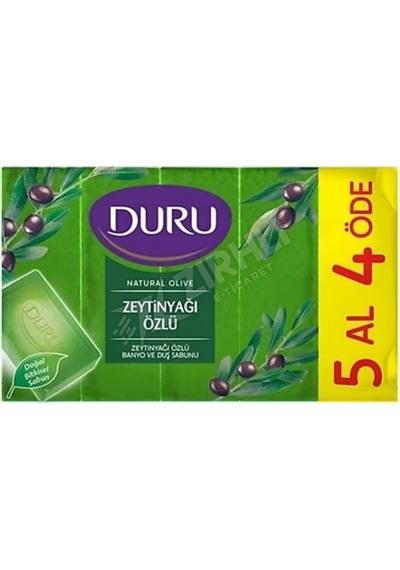 4 Adet Duru Duş Sabunu Zeytinyağı Özlü 5'li 150 Gr Diğer