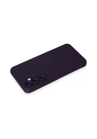 Newface Samsung Galaxy S24 Kılıf Nano İçi Kadife Silikon - Mor