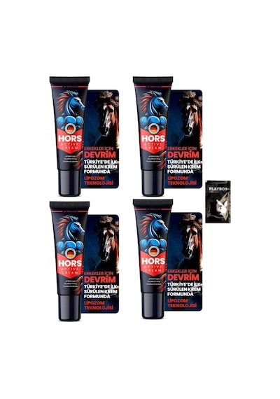 Süper Hors Active Cream P.enis Kremi 50ml 4 Adet 1 Adet Jel