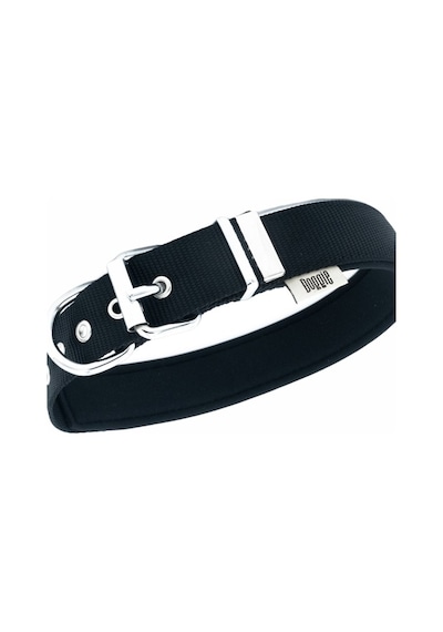 Doggie Konfor Dokuma Sade Boyun Tasması Siyah 3 x 47-55 CM Siyah
