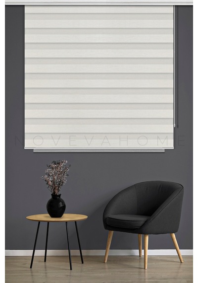 Bambu Zebra Stor Perde 1001 Ekru Ofis Mutfak Balkon Çocuk Odası Yatak Odası Modern Salon Perdesi Lüx Ekru Bambu Zebra Stor Perde 1001 Ekru Ofis Mutfak Balkon Çocuk Odası Yatak Odası Modern Salon Perdesi Lüx Ekru
