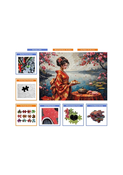 Nova Puzzle 1000 Parça Geyşa Puzzle - 41213