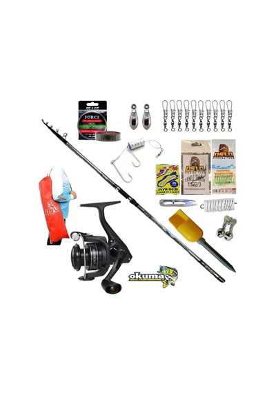 Okuma Revenger Rv-8000a 420cm 70-250gr Crome Profesyonel Kıyı Olta Takımı Seti