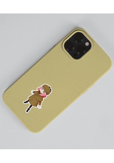 Anya-spyxfamily-2 Li Sticker Set Spy X Family Parlak Sticker Hediye Etiket Çıkartmaları Anime Süsleme Mor