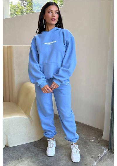 Bebe Mavisi So Fetch Series 2 Eşofman Takımı - Baskılı Oversize Kapüşonlu Şardonlu Bebe Mavisi Bebe Mavisi So Fetch Series 2 Eşofman Takımı - Baskılı Oversize Kapüşonlu Şardonlu Bebe Mavisi