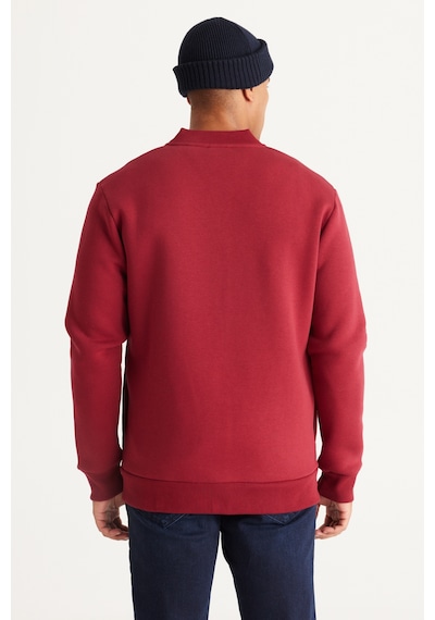 AC&Co / Altınyıldız Classics Erkek Bordo Standart Fit Normal Kesim İçi Polarlı Kolej Yaka Pamuklu Sweatshirt Bordo AC&Co / Altınyıldız Classics Erkek Bordo Standart Fit Normal Kesim İçi Polarlı Kolej Yaka Pamuklu Sweatshirt Bordo