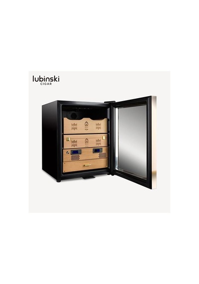 Lubinski Siyah - Gold Elektronik Puro Dolabı Ra-999 Lb-037