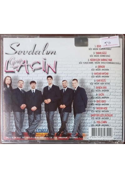 Plak Değildir Cd Dir Cd Grup Laçin Sevdalım Cd