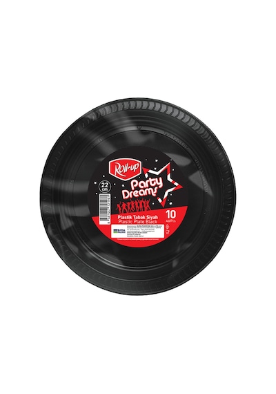 2 Adet Roll-up Party Dreams Tabak Siyah 10'lu Çok Renkli