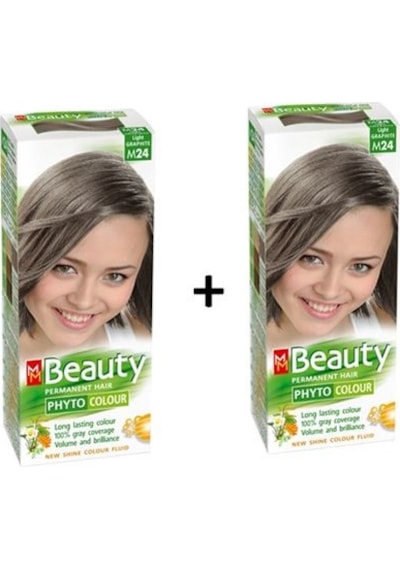 Mm Beauty Bitkisel Saç Boyası Küllü Kumral M24 - 2 Adet (457305452)