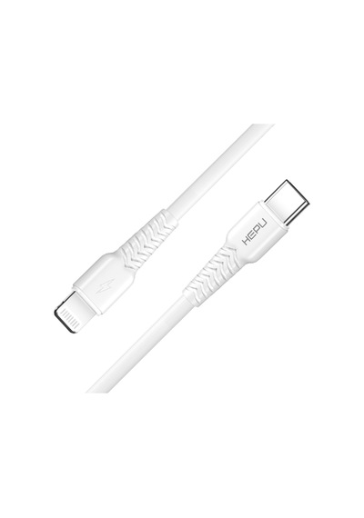 Hepu Hp-421 Mild Type-c - Apple iPhone Uyumlu Lightning Pd20w Şarj Kablosu 1mt Beyaz
