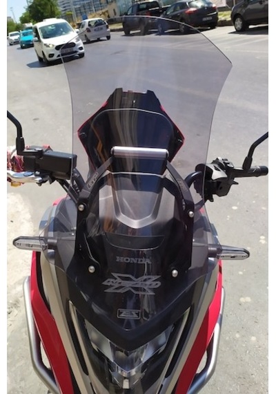 Zeus Motor 2021-2024 Honda Nc 750 X Uyumlu Uzun Ön Cam Açık Füme