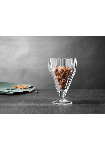Paşabahçe Pleats Kristal Dondurmalık - 2'li - 430 Cc