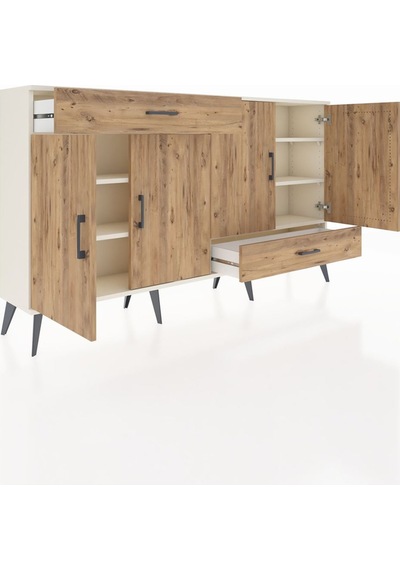 Arges Konsol 5 Raflı 2 Çekmeceli 4 Kapaklı 176x30x99 Aytaşı-çam Aytaşı-çam Arges Konsol 5 Raflı 2 Çekmeceli 4 Kapaklı 176x30x99 Aytaşı-çam Aytaşı-çam