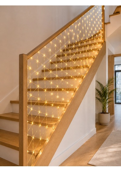 Led Ağ Işık Dekoratif File Aydınlatma Balkon Oda Ve Bahçe Süsleme Yeni Nesil Diğer