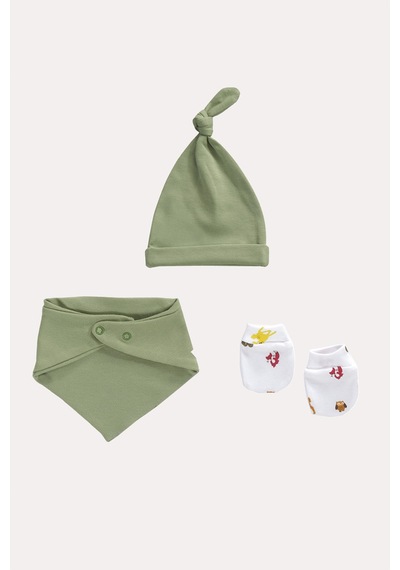 Mama Padre Animal Yenidoğan Mini Set - 4 Parça Renkli - 861046922 Renkli