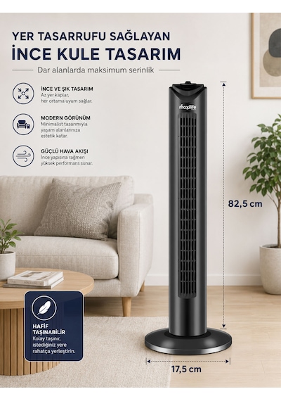 Breeze Mx-bt320 32 Kule Tipi Vantilatör 45w 3 Kademeli
