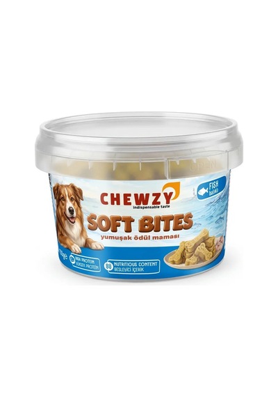Chewzy Köpekler İçin Yumuşak Ödül Maması Balıklı 130 Gr