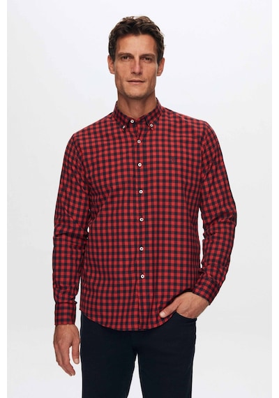D's Damat Slim Fit Kırmızı Pamuk Karışımlı 2'li Bisiklet Yaka Triko Ve Gömlek 1HC0206EKBN01 Kırmızı D's Damat Slim Fit Kırmızı Pamuk Karışımlı 2'li Bisiklet Yaka Triko Ve Gömlek 1HC0206EKBN01 Kırmızı