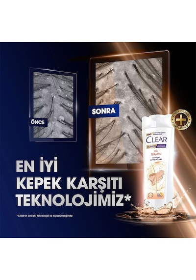 Women Kepeğe Karşı Etkili Şampuan Kil Terapisi 350 Ml X3