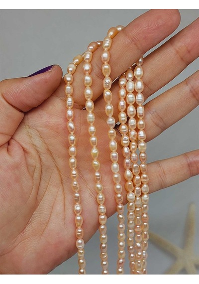 Yasamtohumu İnci Dizi Pembe Royal Quality 4 5mm 53330 Çok Renkli