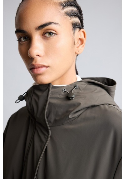 Defacto Beli Büzgülü Regular Fit Kapüşonlu Parka H6148ax26aukh190 Haki-kh190