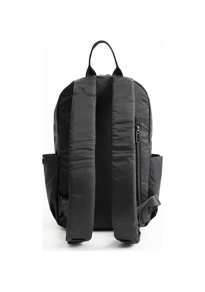 Sanmorris Unisex Suya Dayanıklı Paraşüt Kumaş 5 Bölmeli Laptop Bölmeli Seyahat Ve Okul Çantası Sı-6032 Siyah Düz
