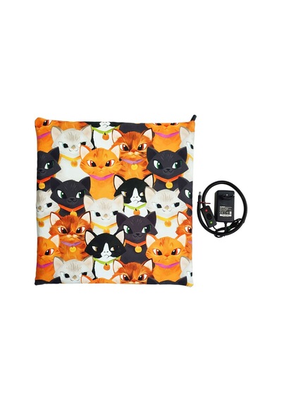 Evcil Hayvan İzleme Güvenlik Kamerası Ve Isıtıcılı Kedi Köpek Minderi Set 45cmx45cmx5cm 12v