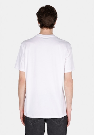 Colin's Colins Comfort Fit Yuvarlak Yaka Düz Erkek Beyaz Kısa Kol Tişört Cl1074515 Q1.v1 Wht Beyaz