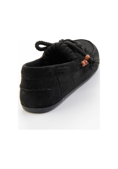 Bambi Siyah Kadın Loafer Ayakkabı K01566004872 Siyah
