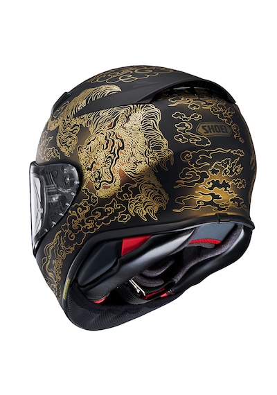 Shoei Nxr 2 Fearless Tc-5 Kapalı Motosiklet Kaskı Siyah- Gold