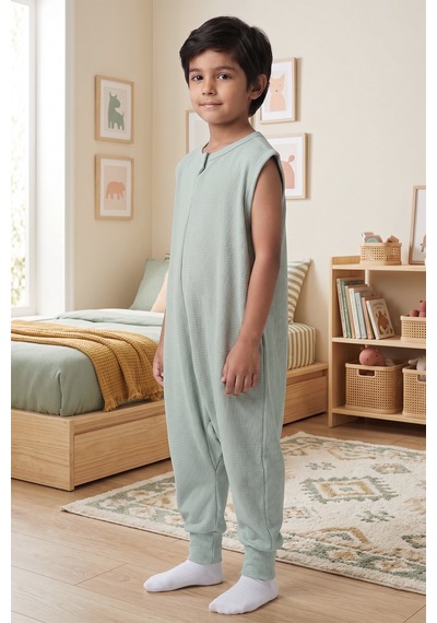 Baby Mod %100 Pamuk 1.0 Tog Kız Erkek Çocuk Uyku Tulumu Yeşil