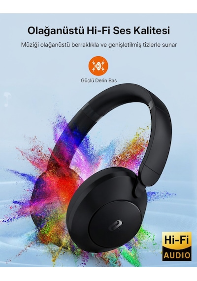Taotronics TT-BH1119 Bluetooth 5.3 Aktif Gürültü Engelleyici Kulak Üstü Kulaklık