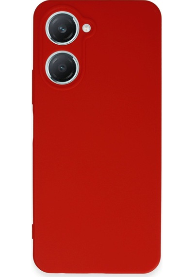 Vivo Y18 Uyumlu Kılıf First Silikon - Kırmızı
