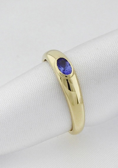 Tanzanite Tektaş Yüzük