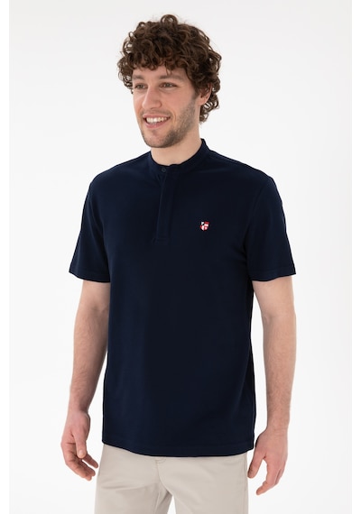 U.S. Polo Assn. Erkek Regular Fit Hakim Yaka Lacivert Basic Tişört 50305914-VR033 U.S. Polo Assn. Erkek Regular Fit Hakim Yaka Lacivert Basic Tişört 50305914-VR033