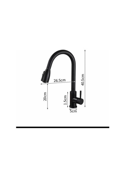 Hügo Fleko 121bt0124707 Spiralli Mutfak Bataryası Siyah