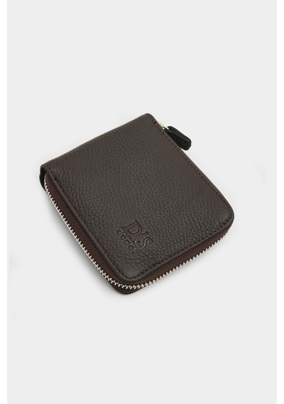 D'S Damat Ds Damat Kahverengi %100 Hakiki Deri Fermuarlı Cüzdan 6hc59ortfr001 201