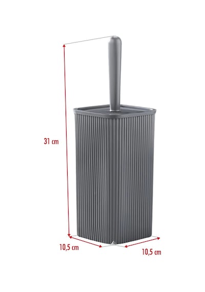 Wc Fırçası & Tuvalet Fırçası Füme 2 Parça Çok Renkli