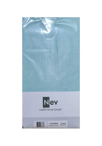 Nev Penye Carsaf Fıt. Krem 160x200+30 Su Yeşili